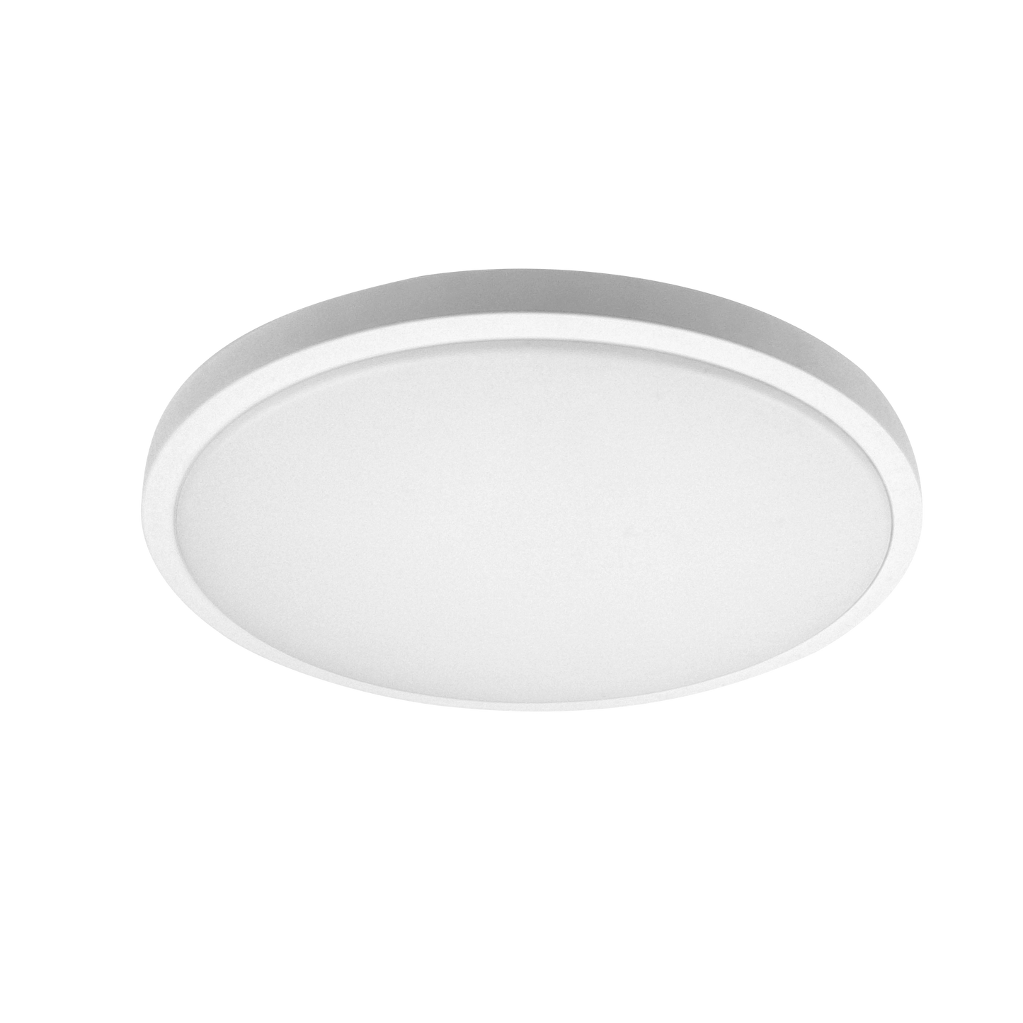 Plafón Kirat fabricado en metal color blanco con LED regulable