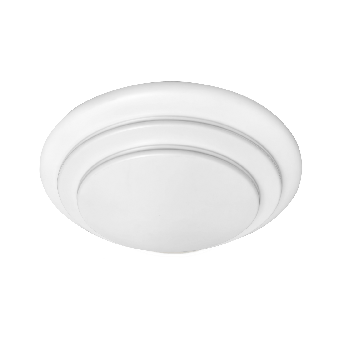 Plafón Tabasco fabricado en metal color blanco: Lámpara LED de 36W y 6500K para interiores.