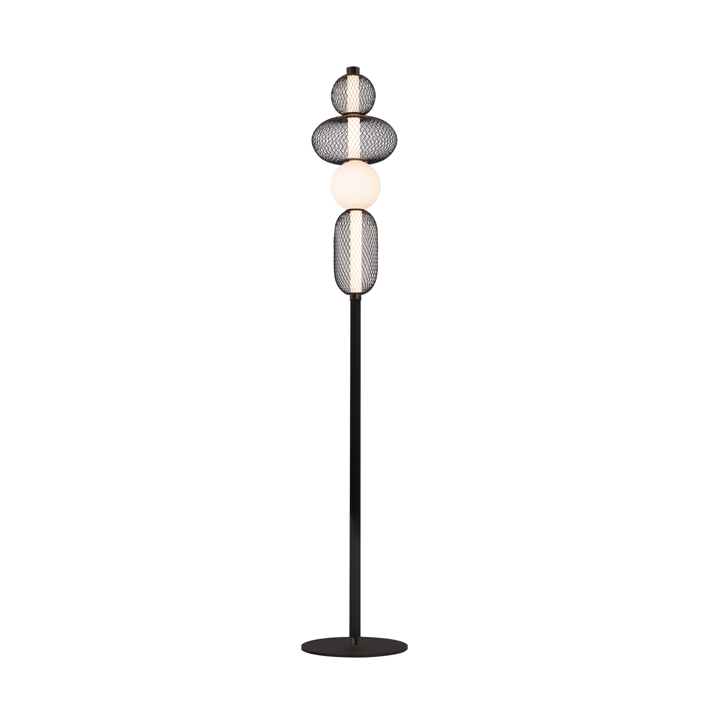 Lámpara de pie con tecnología LED integrada de 20W y 2200 lúmenes