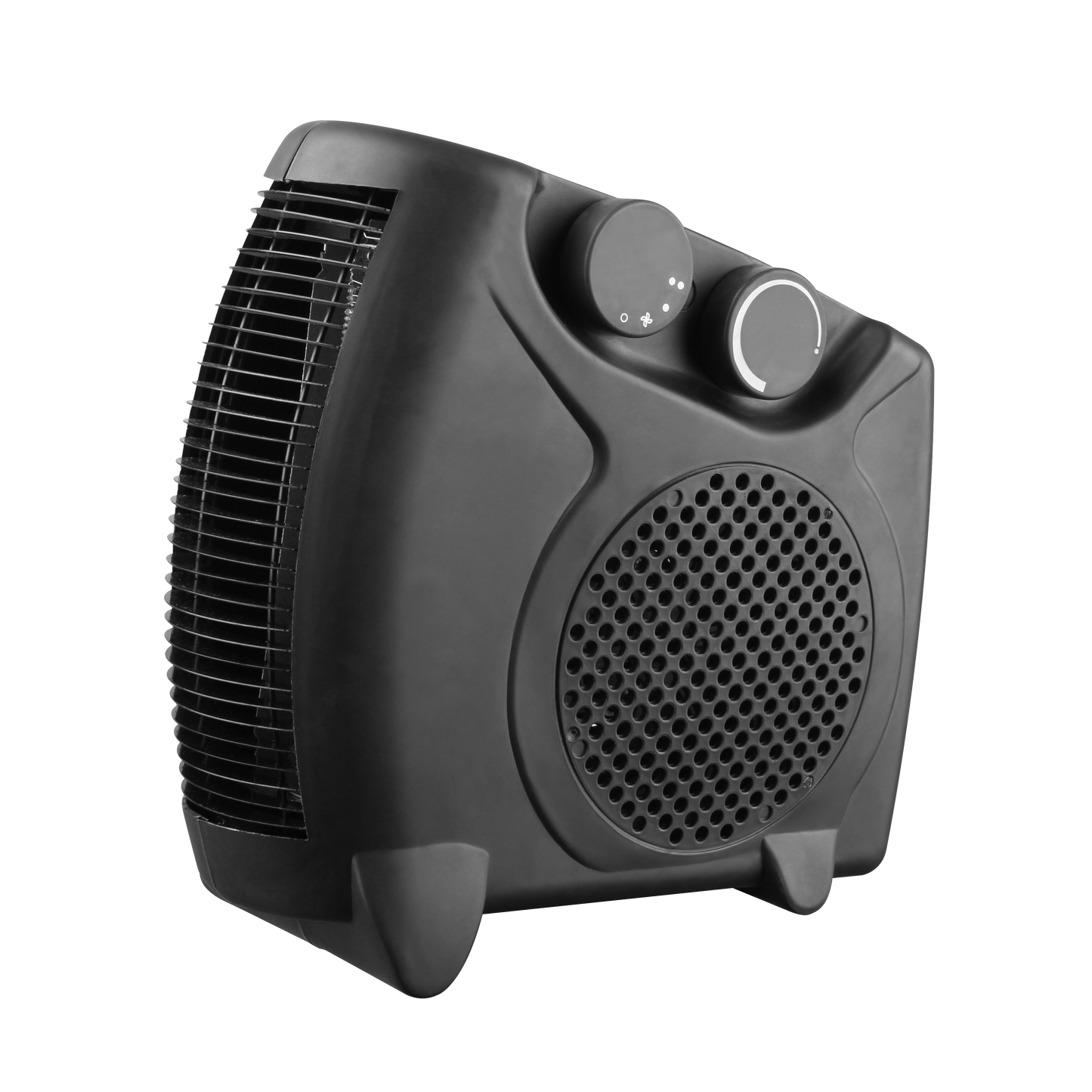 Termoventilador Grato fabricado en Policarbonato color Negro