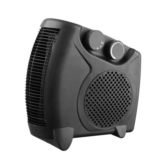 Termoventilador Grato fabricado en Policarbonato color Negro