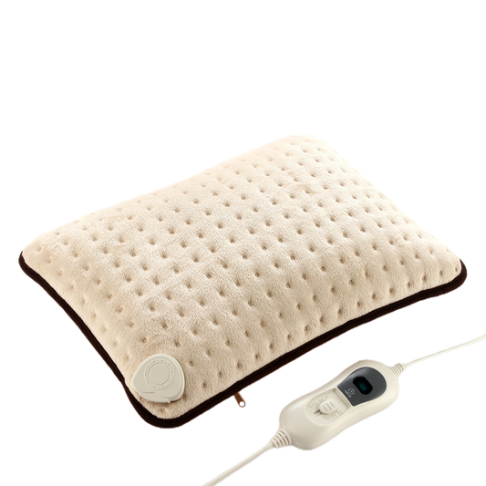 Almohada Jarilla fabricada en Poliéster color Beige/Marrón para calefacción textil
