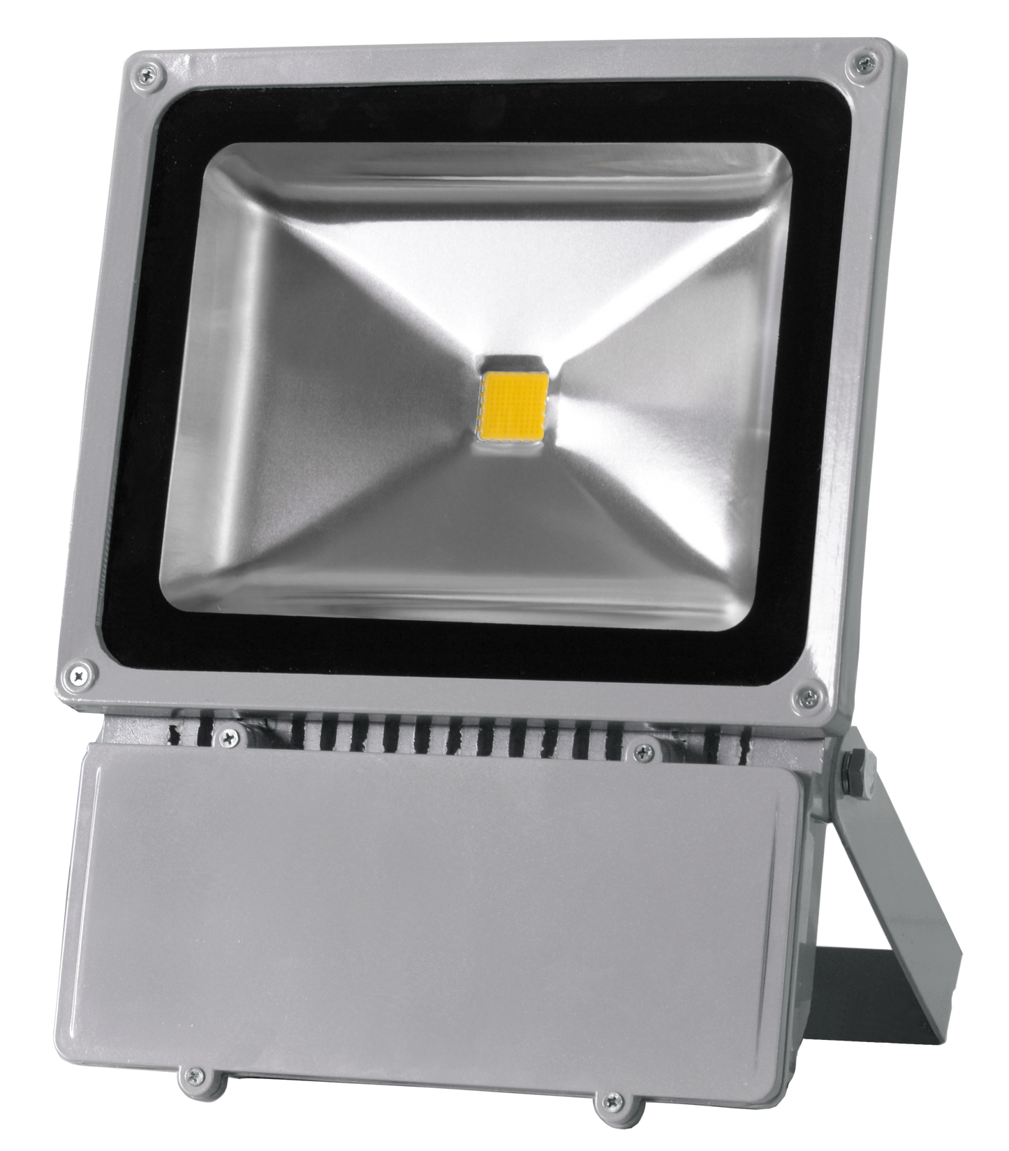 Proyector Tamisa fabricado en metal color Gris, ideal para iluminar jardines y fachadas