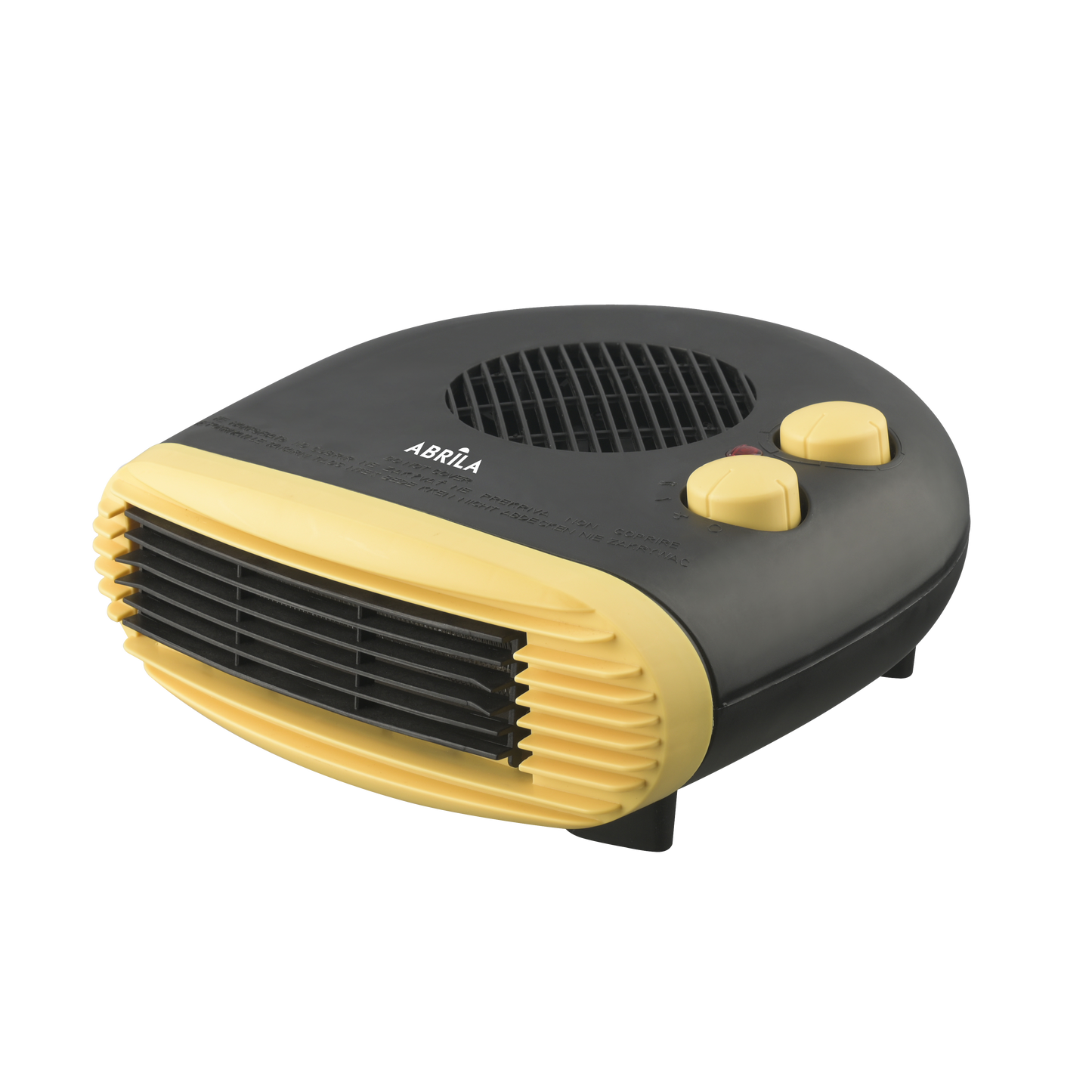 Termoventilador TORIL fabricado en Policarbonato color Negro y Amarillo