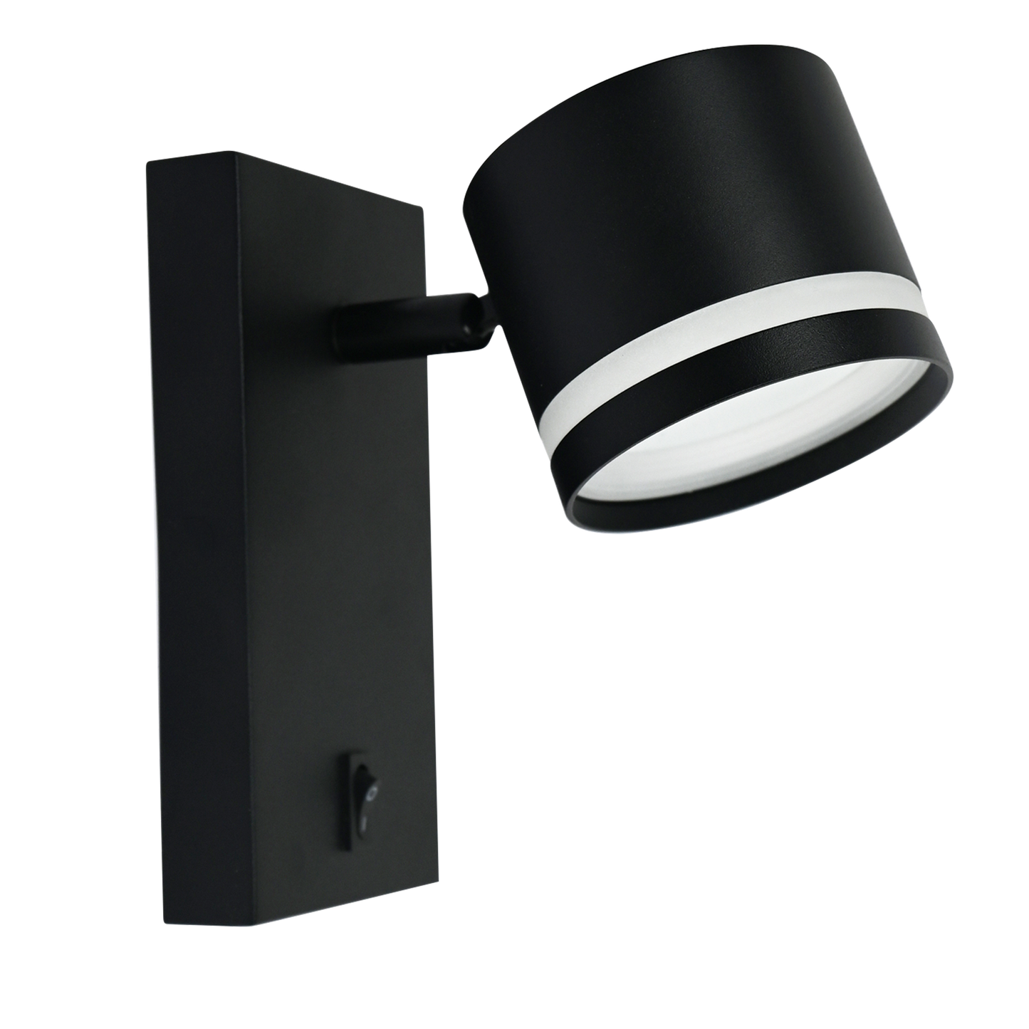 Aplique Ortiga fabricado en metal color negro, ideal para salones