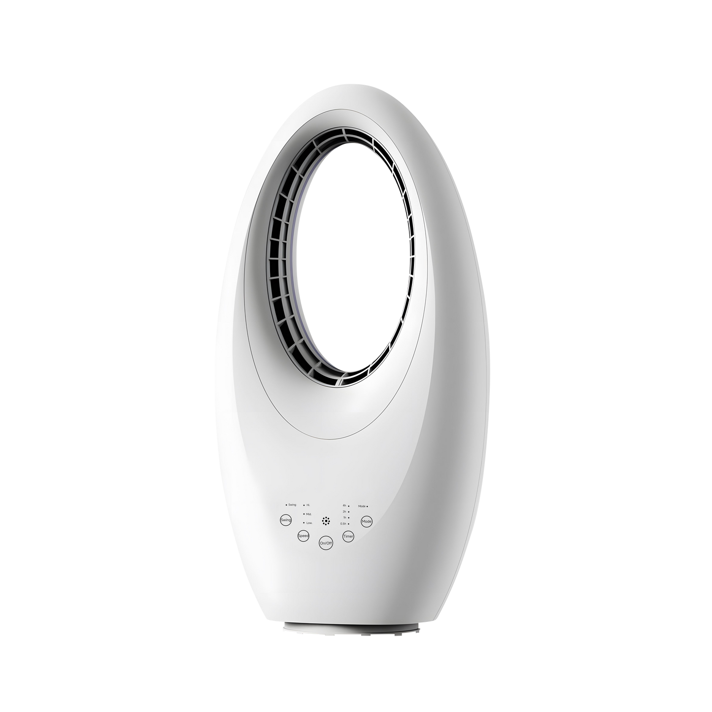 Ventilador Arevalo fabricado en metal y ABS color blanco