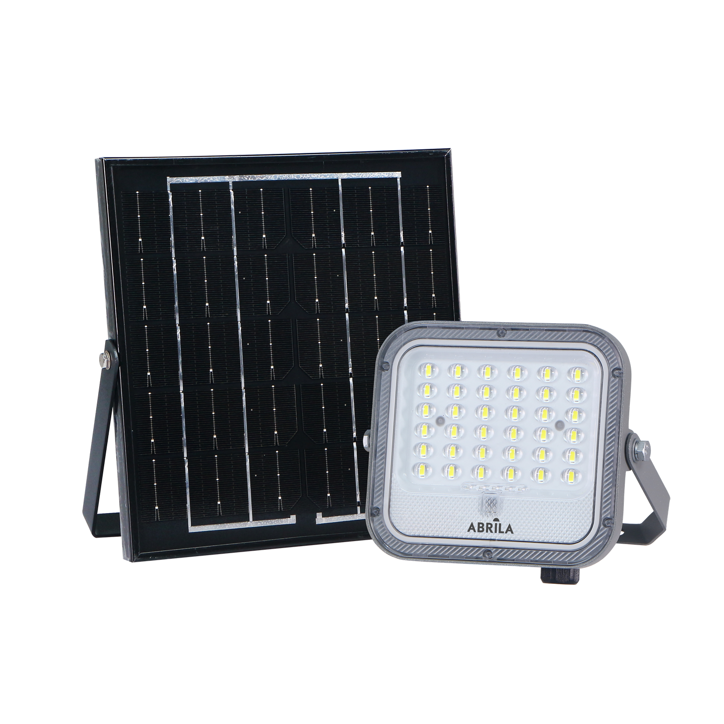 Proyector Solar FERROL 50W 6500K Gris Fabrilamp para exteriores