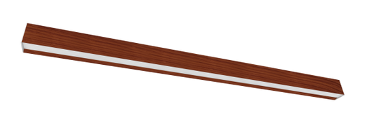 Luminaria Lineal LED Lineal CCT de Muñoz e Hijos (Lineal) en acabado Nogal para techo o colgante - Ref 171228.