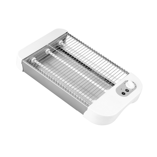 Tostador Cueto fabricado en acero inoxidable color blanco, ideal para tu cocina