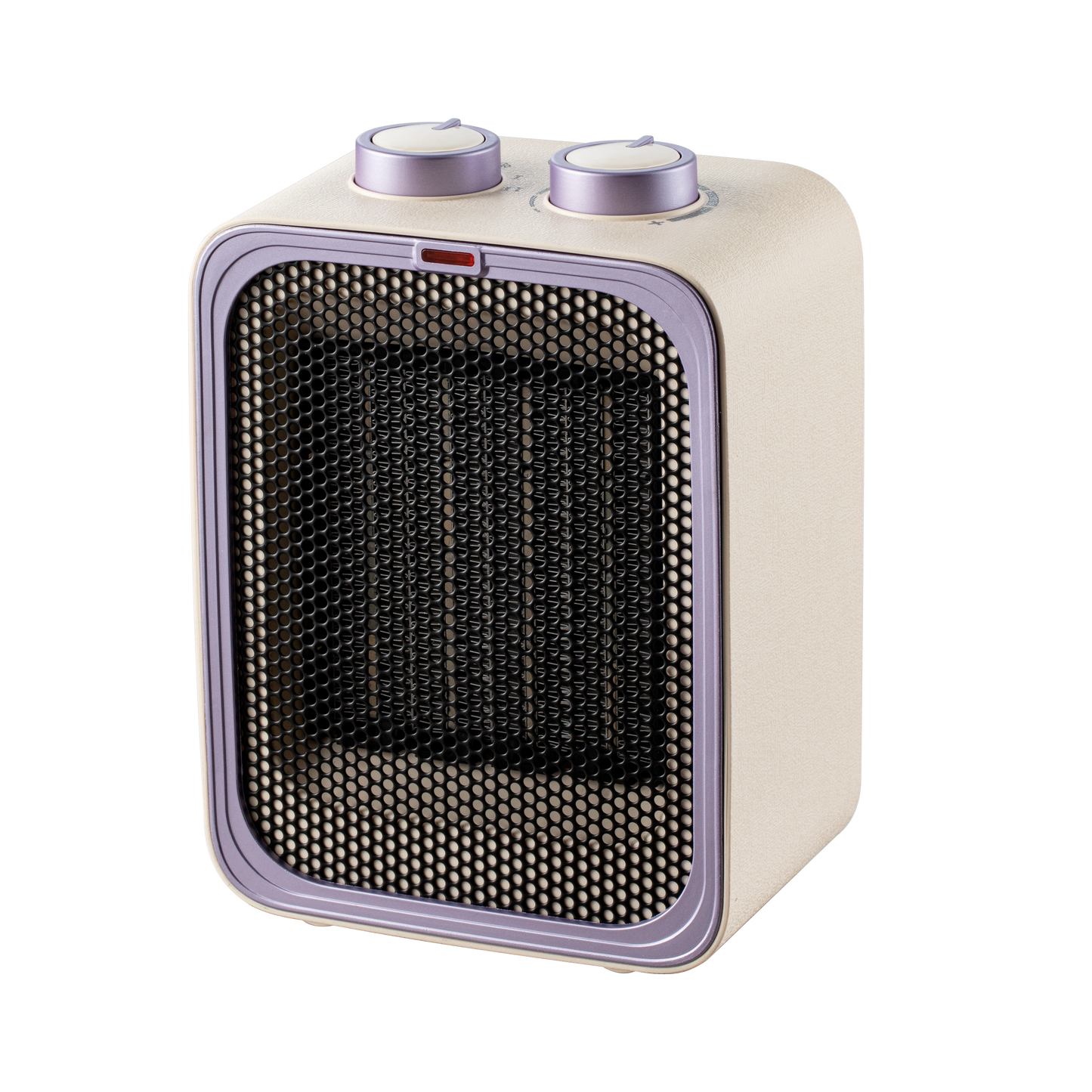Termoventilador Cerámico JAYA 2000W Beis/Lila Fabrilamp / Abrila vista frontal