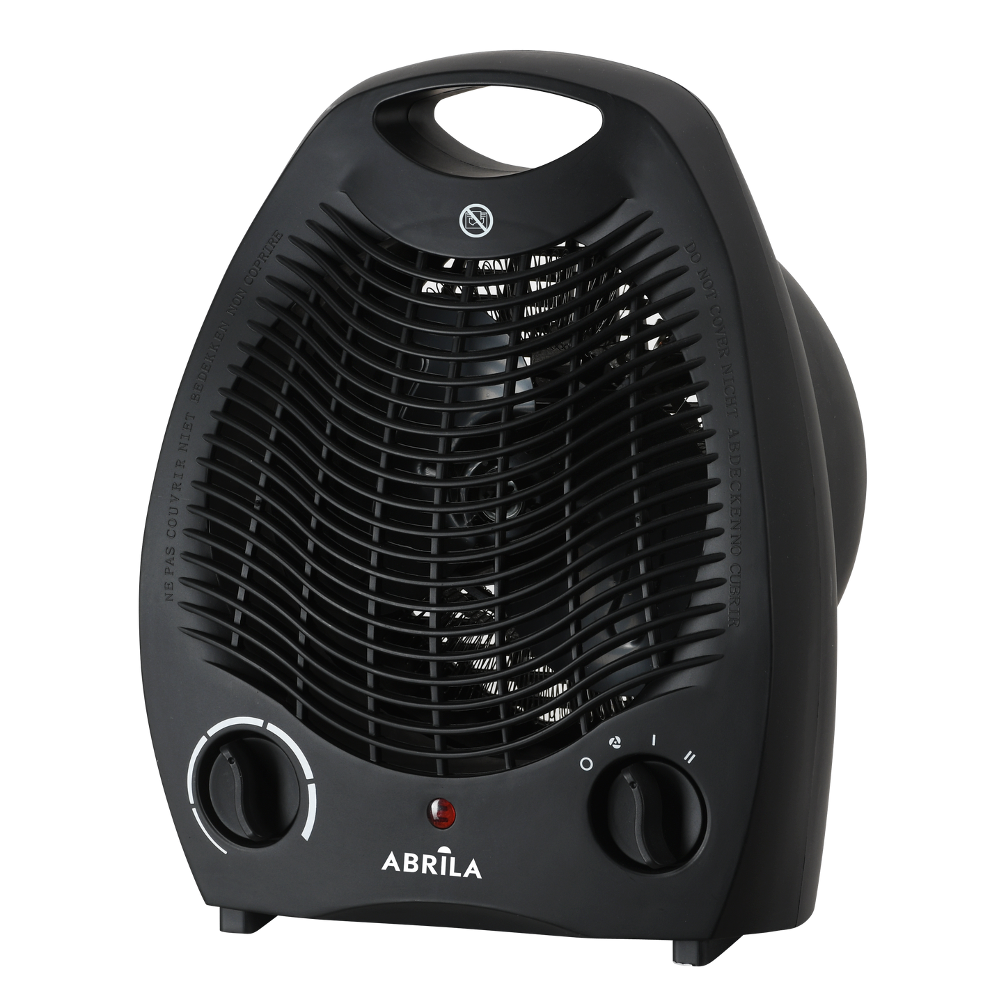 Termoventilador Eléctrico KRAKEN 2000W Negro Fabrilamp / Abrila con termostato regulable