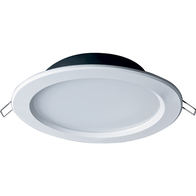 Downlight Empotrable LED INTEGO CLASSIC 12W 4000K Blanco Interlusa - Vista frontal principal en fondo blanco | LuzGurú