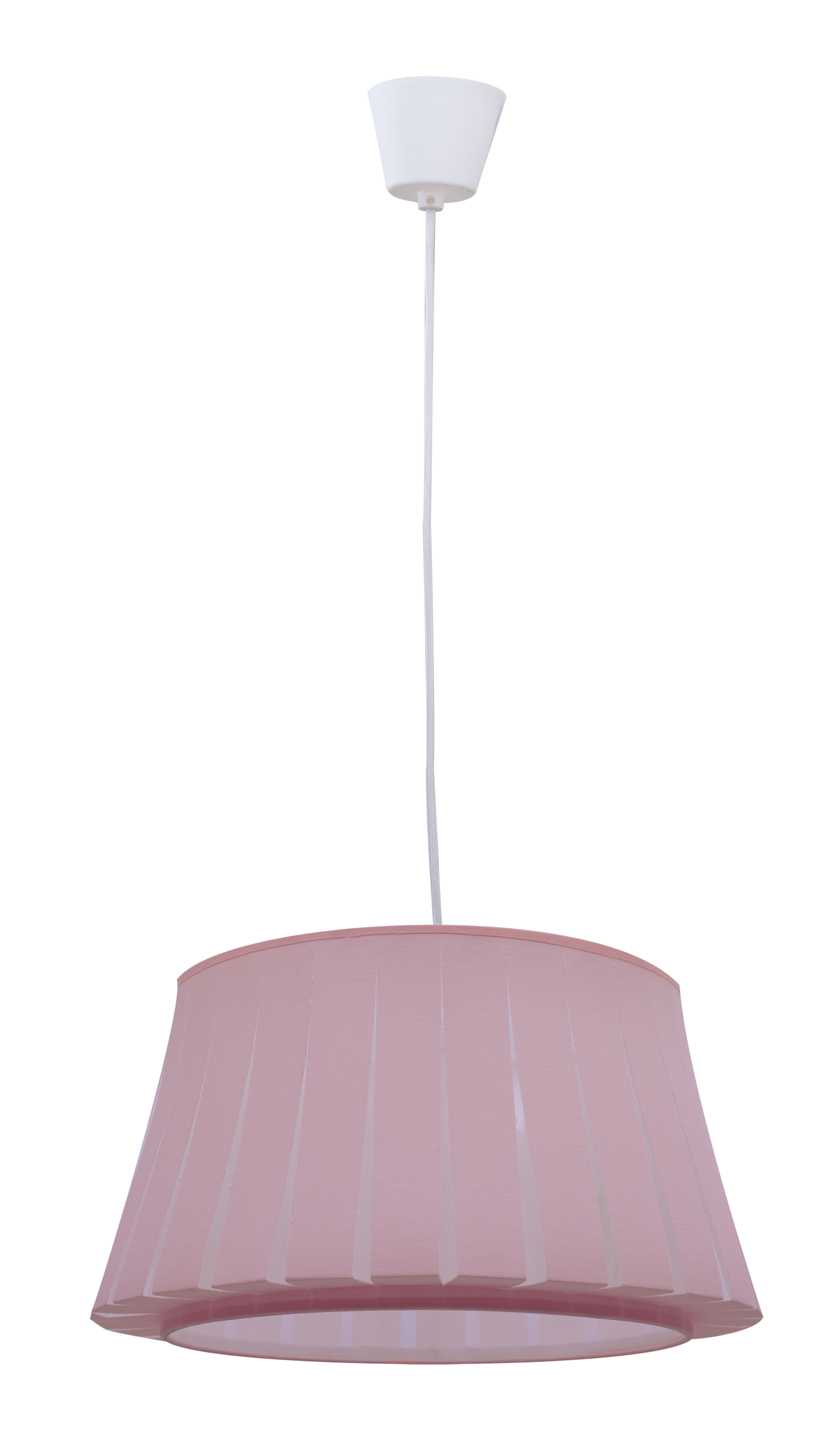 Colgante infantil rosa Fabrilamp / Abrila fabricado en material resistente, color rosa suave