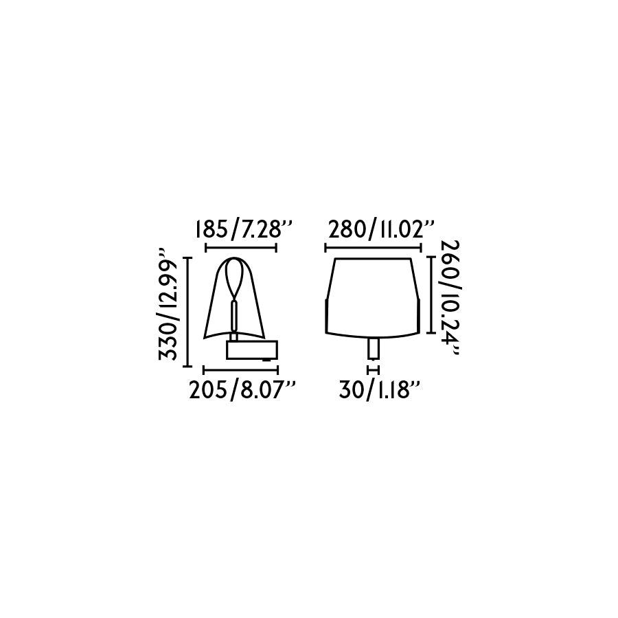 Aplique de pared con protección IP20 ideal para iluminar interiores