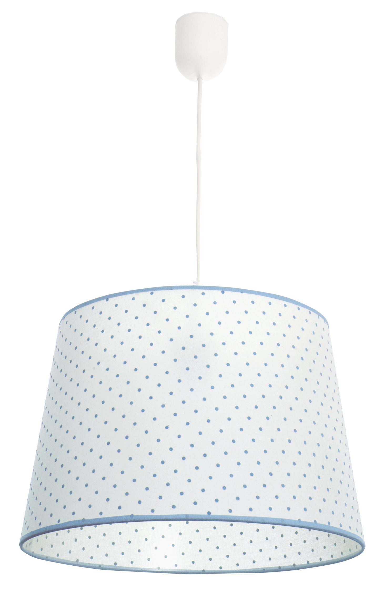 Colgante Okapi fabricado en materiales seguros color celeste, ideal para niños