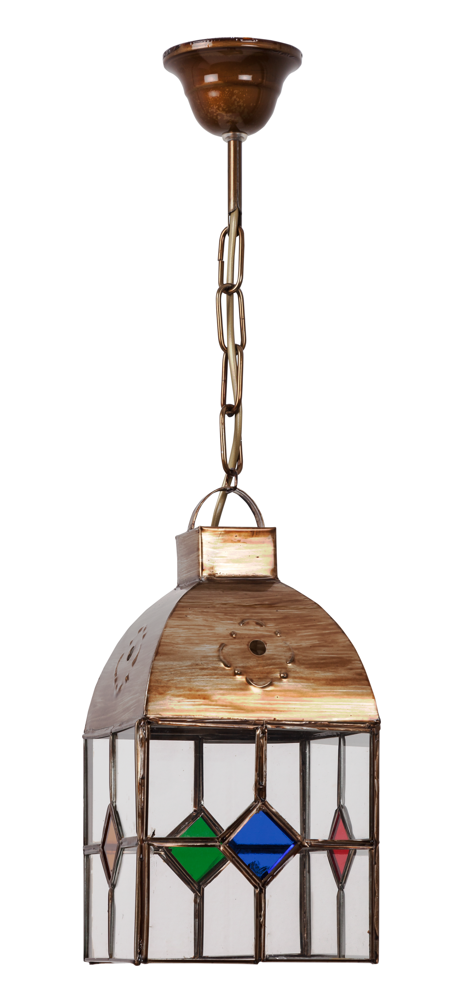 Farol colgante estilo árabe con altura regulable ideal para interior