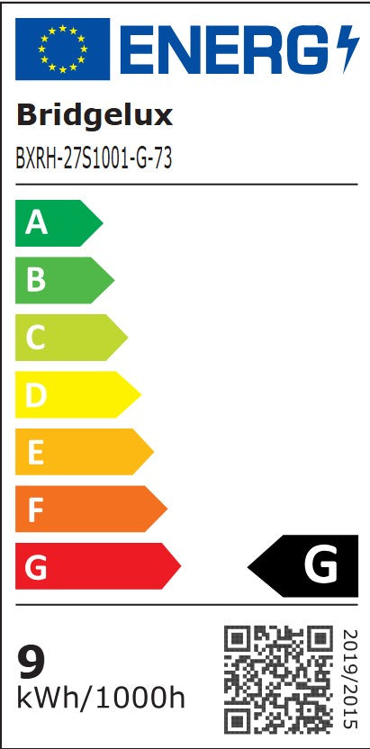 Etiqueta energética de Aplique de Pared DOME Negro con Lector LED FARO