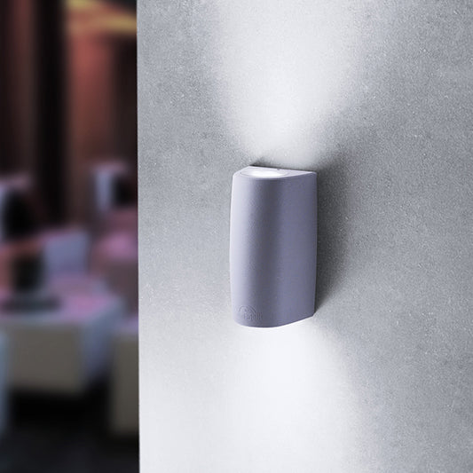 Aplique Exterior MARTA 17 cm Luz Arriba y Abajo Gris Fumagalli - imagen 2 | Interlusa