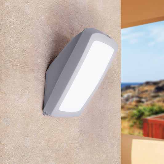Aplique Exterior Estanco Germana 1xE27 IP66 Gris Fumagalli - imagen 2 | Interlusa
