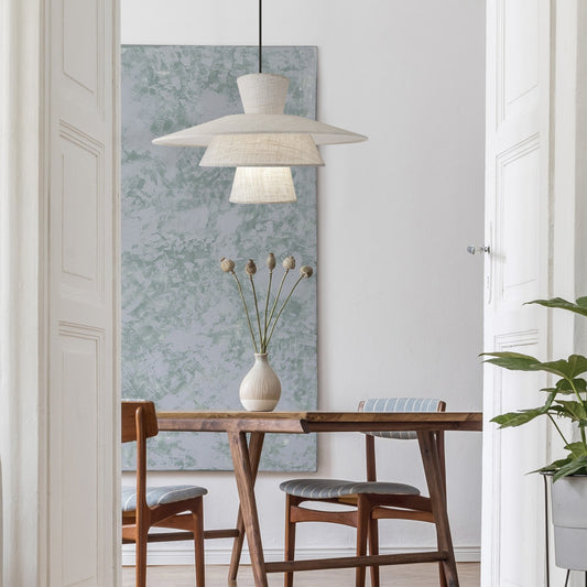 Colgante Bari instalado en salón moderno - Ambiente decorado