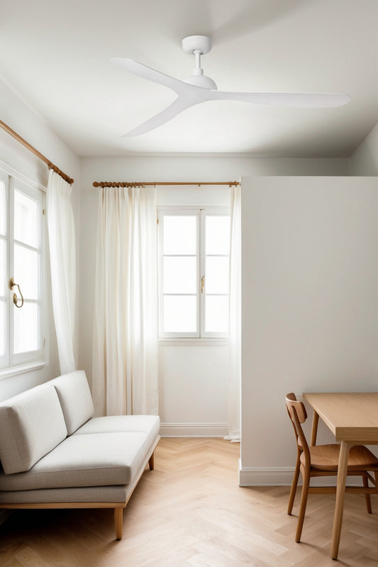 Ventilador GOTLAND L fabricado en Acero color Blanco