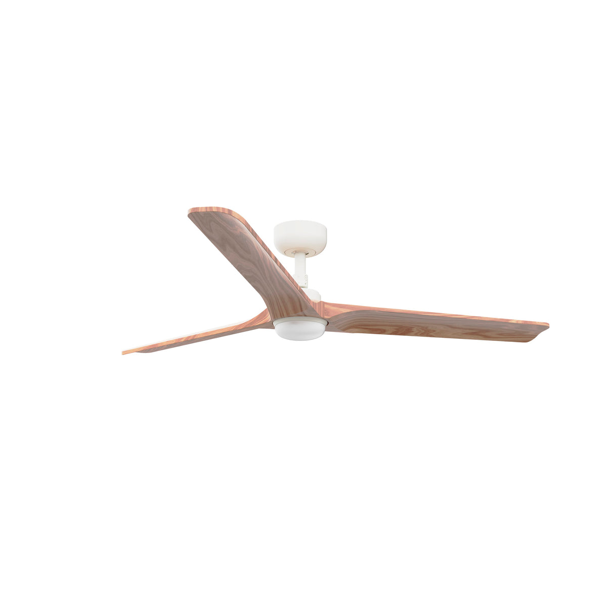 Ventilador de Techo Heywood L 132 cm FARO - Blanco/Pino, LED 10W 2700/3000/4000K, Mando + Tuya (app y voz) | FARO