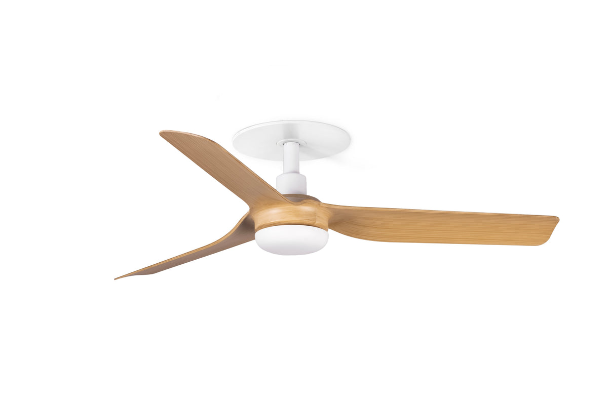 Ventilador de Techo Empotrado Mini Punt S 90 cm FARO - Blanco/Arce, Sin luz, 0-10V | FARO