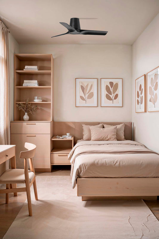 Ventilador HEY TUB fabricado en Acero color Negro Mate