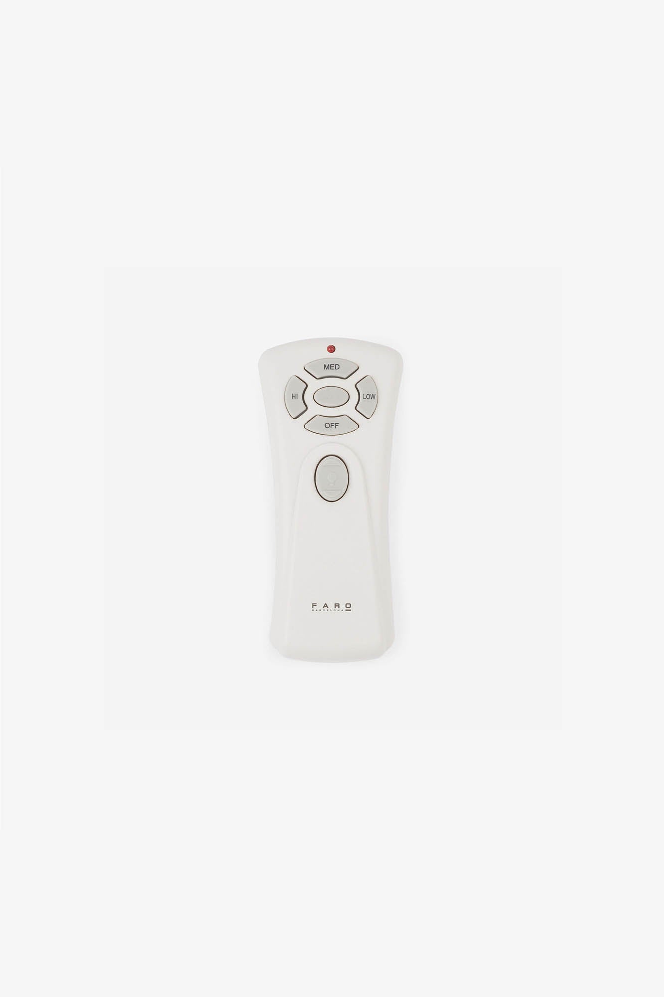 Mando a distancia para ventilador fabricado en ABS color Gris, ideal para tu salón