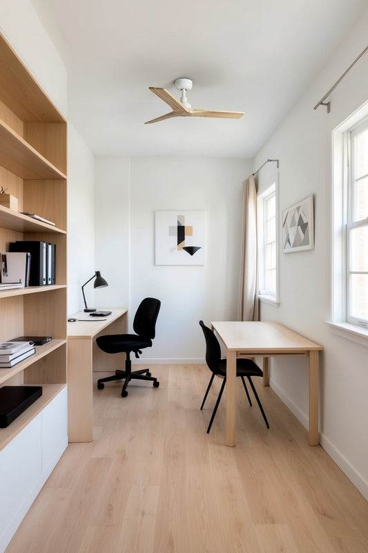 Ventilador KLIM S fabricado en Acero color Blanco Mate