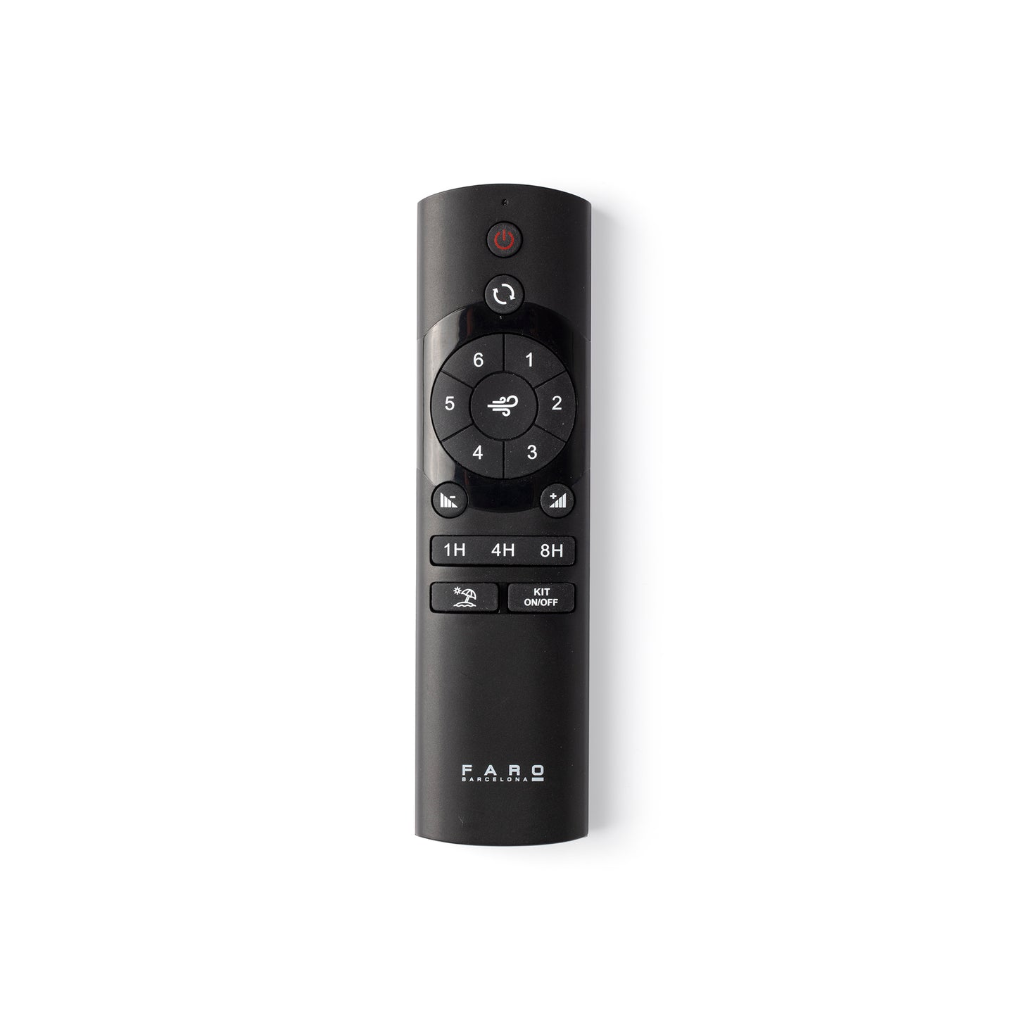 Mando a Distancia Negro Faro 34304 para ventilador con control RF