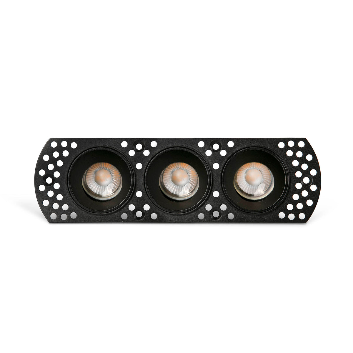 Empotrable Orientable FLIC 3L Trimless Negro GU10 FARO - vista principal | FARO