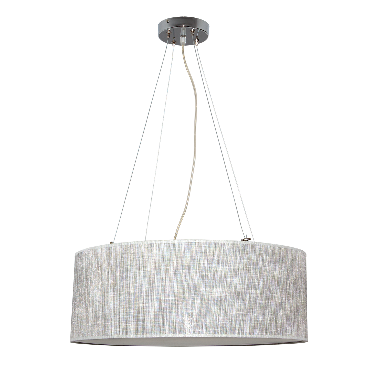 Colgante Asunción Gris 4xE27 de Fabrilamp, vista general. Compra en luzguru.com