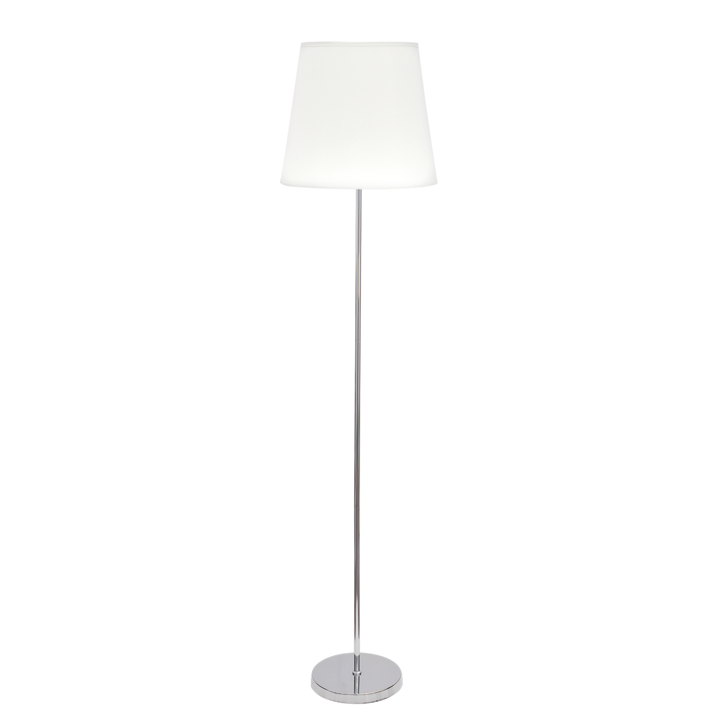 Lámpara de pie con luz difusa ideal para crear un ambiente relajante en el salón