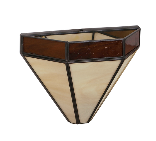 Aplique Adarve fabricado en Resina color Negro/Beis/Marrón