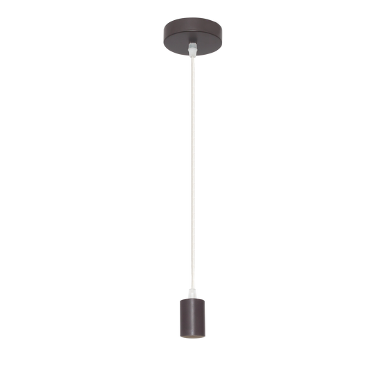 Armazón Maldivas fabricado en Metal color Marrón para lámpara E27
