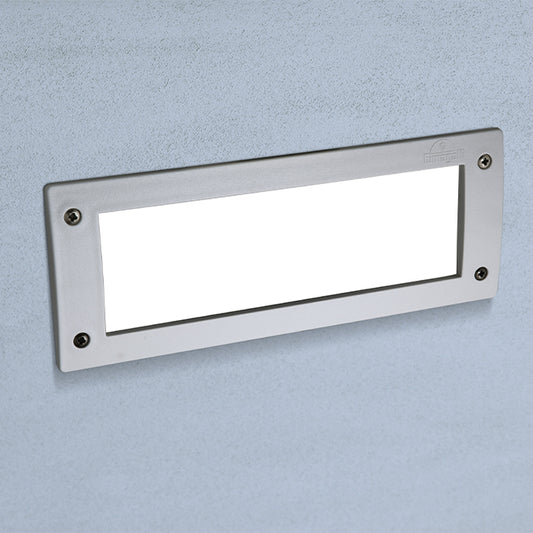 Aplique Empotrable de Exterior LETI 1xE27 IP66 Gris Fumagalli Interlusa - imagen 2 | Interlusa