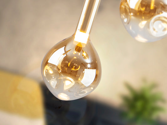 Lámpara Essenza 1 Luz Negro-Dorado Regulable - Schuller - 346911 - Vista 3