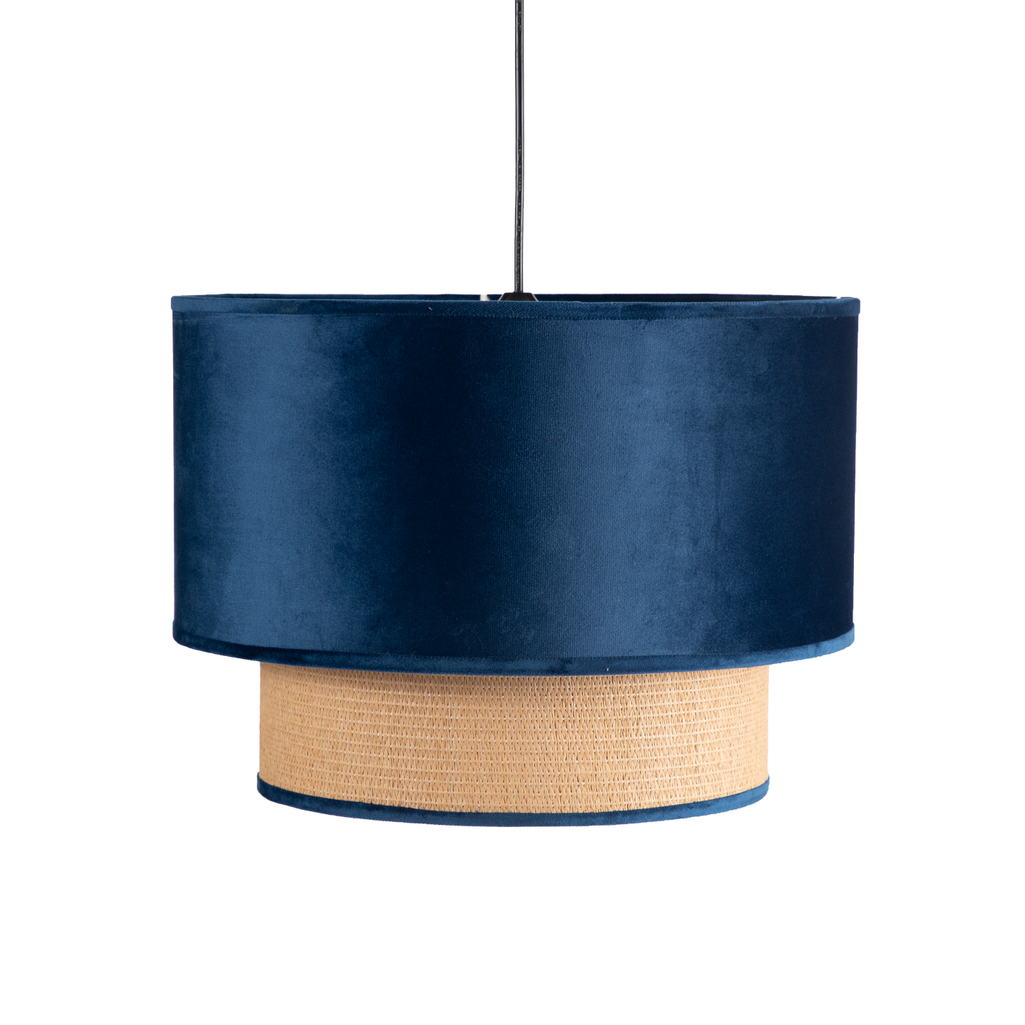 Colgante Nerva fabricado en Textil color Azul