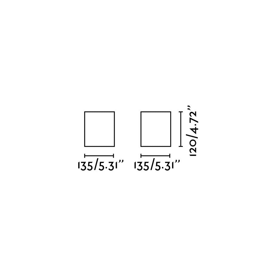 Luminaria de superficie con protección IP20, perfecta para iluminación residencial