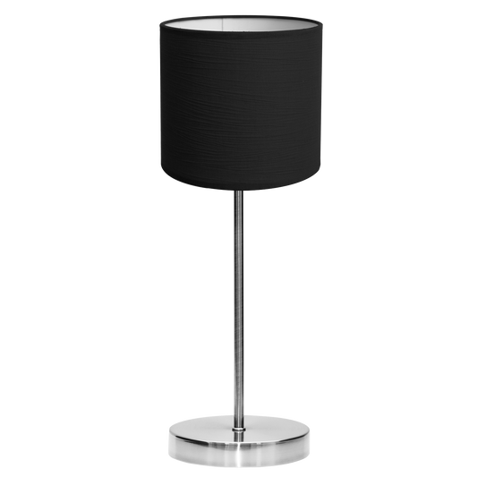 Sobremesa Planetario Cromo/Negro 1xe14 (39x16) de Fabrilamp - Vista frontal