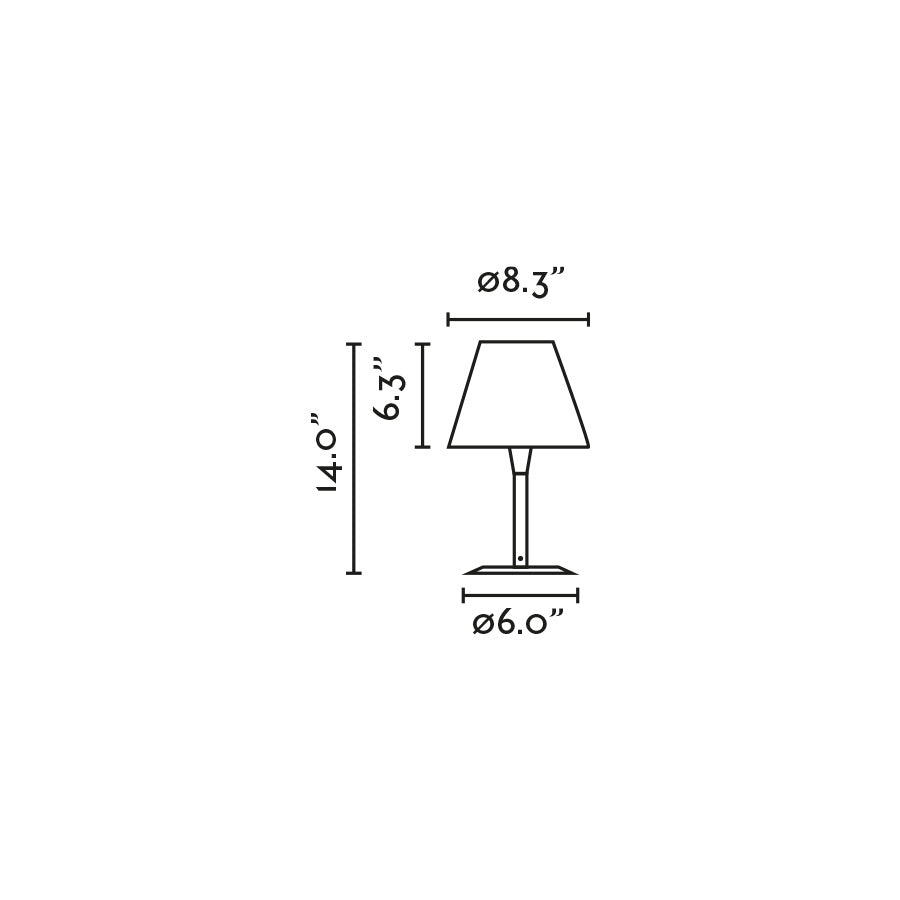 Lámpara de mesa con tecnología LED de 15W, ideal para lectura en la noche