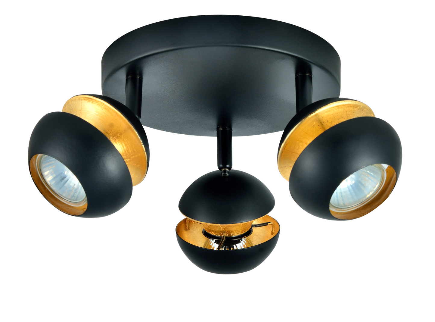 Plafón 3 focos orientables Beethoven, ideal para iluminar interiores