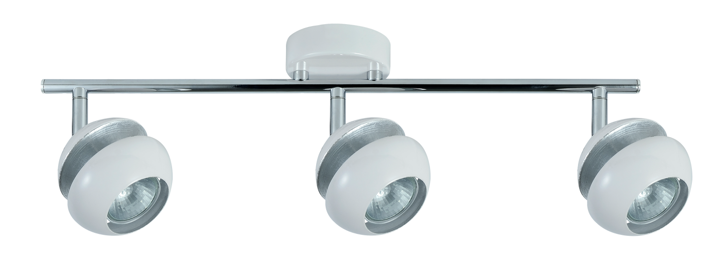 Regleta con focos orientables GU10 para iluminar a tu gusto