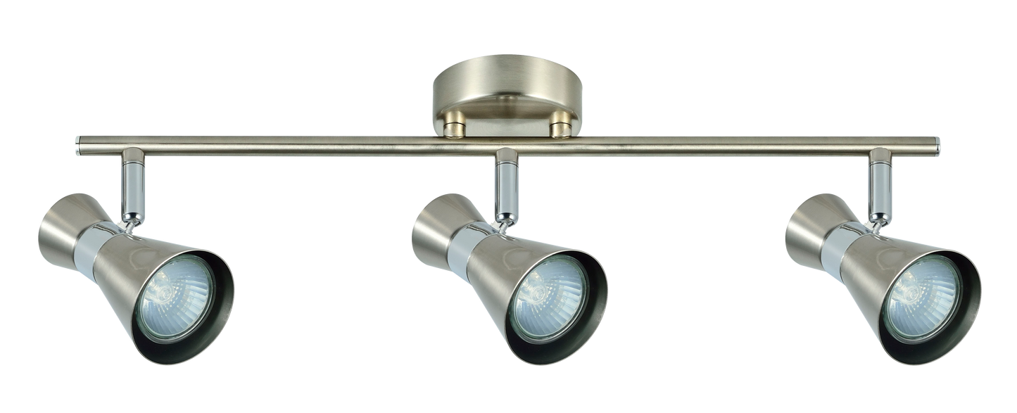 Regleta de focos con giro 360º para iluminación interior