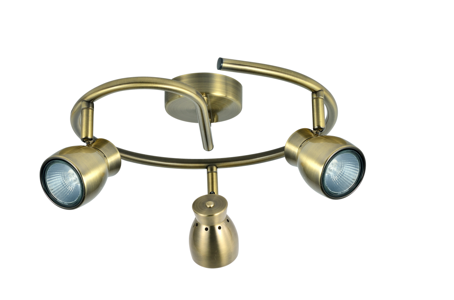 Foco de techo con focos orientables ideal para iluminar el interior