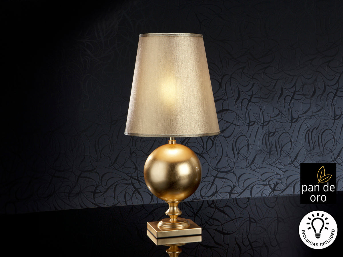 Lámpara de Sobremesa Terra 60 cm Pan de Oro Schuller en ambiente decorado | Schuller