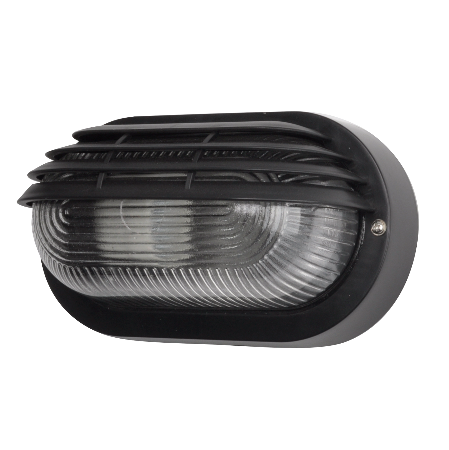 Aplique Canopus fabricado en Policarbonato color Negro, ideal para exterior