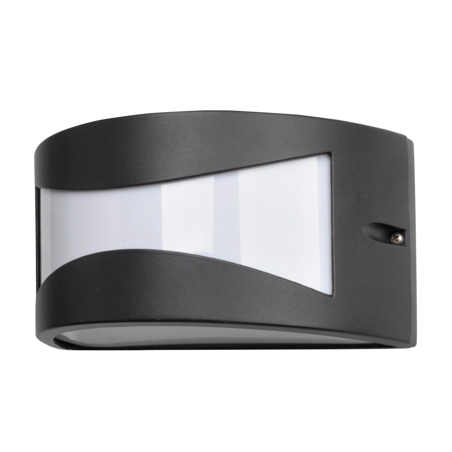 Aplique Hadar fabricado en Aluminio color Negro con protección IP44