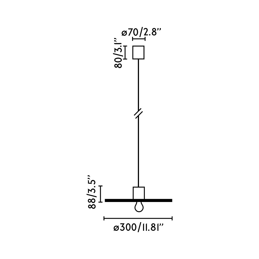 Lámpara colgante con altura ajustable ideal para interior